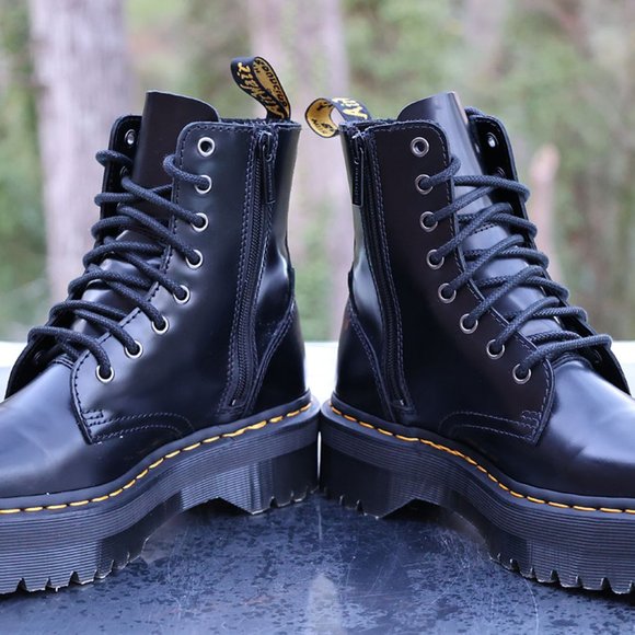 Dr. Martens 1460 Jadon Leather Platform Boots - Picture 11 of 11